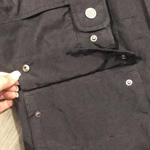 Coogi Black Size XL Military Style Embroidered Winter Jacket - Picture 3 of 16